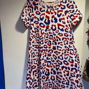 Lularoe Red, White & Blue Leopard Jessie!!!